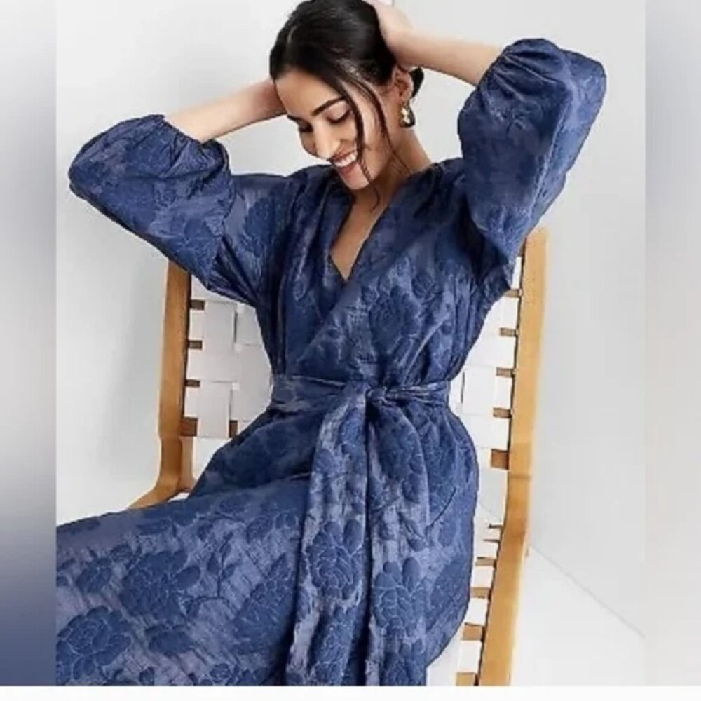 Women's Puff Sleeve Belted Midi Dress - Future Collective with Jenny K. Lopez XS